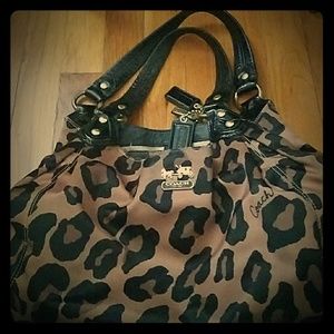 Leopard Coach Purse